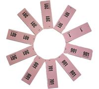 Ameisenkeks Números dobles ROSA dígitos 1-1000 - 10 bloques