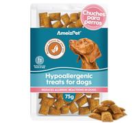AmeizPet Alimento seco para perros, galletas hipoalergénicas deliciosas, tratamientos masticables para cachorros y ancianos con estómago sensible, 75 g (2,6 oz)