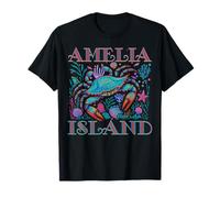 AMELIA ISLAND FLORIDA BLUE CRAB VERANO PLAYA REGALOS DE VACACIONES Camiseta