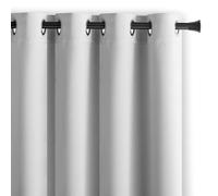 AmeliaHome Blackout - Cortina Opaca (poliéster, 140 x 175 cm), Color Blanco
