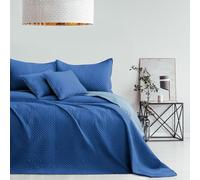 AmeliaHome Colcha Azul Cielo Azul 200 x 220 cm Colcha Doble Cara Ultrasonic Acolchado poliéster Softa
