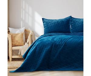 AmeliaHome Laila - Colcha (200 x 220 cm), Color Azul