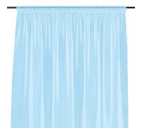 AmeliaHome Lunare - Cortina (140 x 270 cm, 1 Unidad), Color Azul Claro