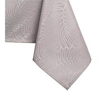 AmeliaHome Mantel con Efecto Loto Resistente al Agua poliéster Poudre Rosa Gaia 140x180 cm Ovalado