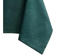 AmeliaHome Mantel con Efecto Loto Resistente al Agua poliéster Verde Gaia 120x220 cm