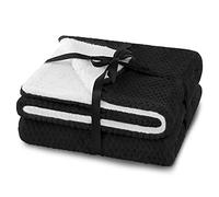 AmeliaHome Sheepy - Manta (220 x 240 cm), Color Negro