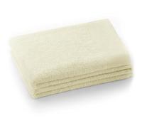 AmeliaHome - Toalla (50 x 100 cm, 100% algodón, Absorbente, Color Crema Amari)
