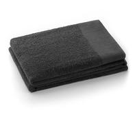 AmeliaHome Toalla Gris 50 x 100 cm 100% algodón Calidad Absorbente Grafito Antracita Amari