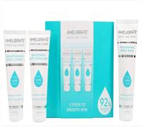 Ameliorate 3 Pasos A Piel Suave Kit Cuerpo Lavado Loción para Exfoliante Set
