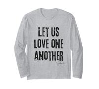 Amemos Unos a Otros 1 Juan 4:7 Versículo de la Biblia Bondad Manga Larga