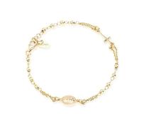 AMEN Brazalete FÁTIMA, (P) Rosary, PULSEIRA Gold PVD 18+2cm (CONTAS DOURADAS 2,5mm), Prata 925 (3,50GR) BROG3F Marca