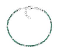 AMEN Brazalete, (M) Tennis, PULSEIRA Silver 16+3cm, Prata 925 (2,56GR) BT7BBVE16 Marca