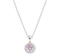 Amen necklace with pink and white zircons 925 silver CLLUBOBBROZ