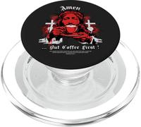 Amén Pero primeramente café Amado café Iglesia Dicho PopSockets PopGrip para MagSafe