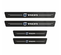 AMENAS 4 Piezas Protector de umbral de Puerta de Coche, para Volvo S90 S60 XC60 XC40 XC90 V40 V60 S60 S80 Antiarañazos Pegatinas Umbral de Puerta