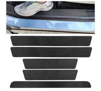 AMENAS 5 Piezas Protector de umbral de Puerta de Coche, para Renault Captur 2018-2023 Antiarañazos Pegatinas Umbral de Puerta