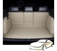 AMENAS Alfombrilla para Maletero de Coche, para BMW 3 Series G21 Touring 2019-2022 Coche Cuero Alfombrillas Maletero Alfombra Maletero Impermeable Accesorios,All Beige
