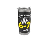 Amenazado Pop Quizzes A Plus 6 7 veces profesor de matemáticas Vaso térmico de acero inoxidable de doble pared