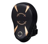 AMENGJ Almohadilla Golpeo Boxeo Guantes de Boxeo curvos 1 Pieza for Entrenamiento golpeo, Kickboxing, Muay Thai y Artes Marciales(Black Gold)