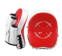 AMENGJ Almohadilla Golpeo Boxeo Guantes de Boxeo for Entrenamiento Kickboxing y Karate. Ideales for Practicar Golpes Otras técnicas(1 Pair Red)