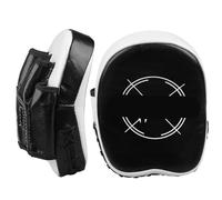 AMENGJ Almohadilla Golpeo Boxeo Guantes de Boxeo for Entrenamiento Kickboxing y Karate. Ideales for Practicar Golpes Otras técnicas(1 Pair Black)