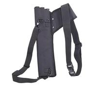 AMENGJ Carcaj con Flechas Carcaj de Tiro con Arco for Flechas, 3 Tubos, for la Cadera, for Colgar en la Cintura, Bolsa de Transporte for Tiro con Arco, cinturón Ajustable(Black)