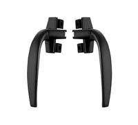 AMENGJ Manillas para Ventanas 1 manilla de puerta plástico reforzado con cierre, hebilla for ventana y herrajes aleación aluminio(Color 8,Left)