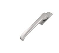 AMENGJ Manillas para Ventanas Manija de aluminio for puertas y ventanas, manija plana eje cuadrado, apertura exterior, hacia abajo