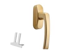 AMENGJ Manillas para Ventanas Manija derecha, transmisión de aleación aluminio, varios accesorios for ventanas abatibles externas con corte puente(Gold - 45mm 1pcs)