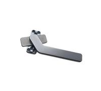 AMENGJ Manillas para Ventanas Manilla plana for ventana mosquitera, aleación de aluminio con puente roto, pomo accionamiento eje cuadrado integrado for abatible