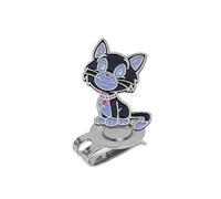 AMENGJ Marcador de Golf Clip para Sombrero 1pc Golf Hat Clip Magnetic Ball Marker Stylish Accessory for Caps(Cat Hat Clip)