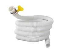 AMENGJ Tubo Desague Lavadora Manguera de Drenaje Blanca de 1-3 m, Manguera de Entrada, extensión de Tubo de Drenaje for Aire Acondicionado, Lavadora, Grifo de Cocina, Accesorios.(1.5M)