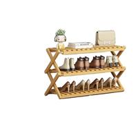 AMENGJ Zapatero Armario Plegable Sencillo de Varios Niveles for Alquiler, Zapatero, almacenaje for dormitorios, estantería(B Three Layers 70cm)