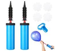 Amentalove 2 Pack Inflador de Globos Manual, Inflador Globos, Bomba de Globos Manual Infladores, Infladores de Globos para Fiesta de Bodas, Fiestas de Cumpleaños, Baby Shower