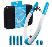 AMEO POWERBREATHER Hypoxy Plus - Juego de esnórquel con 100% aire fresco para adultos y niños, juego de esnórquel con sistema de válvula inteligente y aire 100% seco
