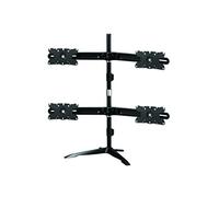 Amer Mounts AMR4S32: Soporte de Escritorio para Monitor cuádruple Grande, Muestra hasta 4/4 Pantallas de 32 Pulgadas