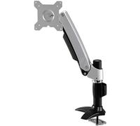 Amer Networks Amr1ap Supporti A Parete Per Tv 66 Cm [26] Scrivania Nero, Argento (articulating Monitor Arm - Grommet Base)