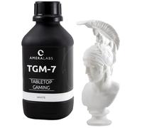 AmeraLabs TGM-7 Resina para impresora 3D para miniaturas de mesa, resistente, de alta resolución, bajo olor, líquido de impresión de curado rápido para impresoras 3D 4K/8K/12K LCD/DLP/SLA, 1L (blanco)