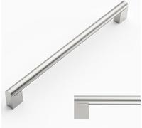 Amerdeco 10 Pieza Tiradores Cocina 256mm Tiradores Armarios Plata Tirador Puerta Tiradores Cajones de Acero Inoxidable Manillas Tiradores Para Muebles Tirador Puerta Corredera UK0038