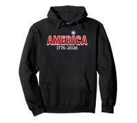 América 1776-2026 Superhéroe Sudadera con Capucha