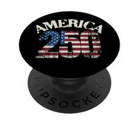 América 250 Aniversario US 250 años del 4 de Julio PopSockets PopGrip Adhesivo