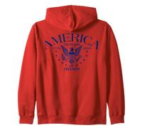 América 250 años de Freedom Eagle Sudadera con Capucha