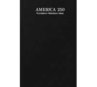 America 250 Notebook - Premium Matte Black Lined Journal 5.5x8.5: Minimalist Cream Paper Writing Notebook for Daily Journaling, Notes, Ideas, Reflection, Students & Professionals