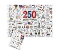 América 250 Puzzle 1000 Piezas Educativo Decoración Patriótica