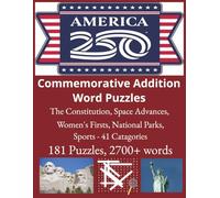 America 250 Word Search Book: 181 Large Print Puzzles Celebrating American History, National Parks, Sports, and Heritage | United States 250th Anniversary Gift for Adults and Seniors