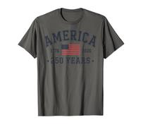 America 250 Years 2026 1776 USA United States Flag July 4th Camiseta