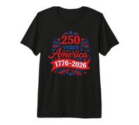 America 250 Years 2026 1776 USA United States Flag July 4th Camiseta Premium