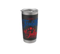 America 250 Years 2026 1776 USA United States Flag July 4th Vaso térmico de acero inoxidable de doble pared