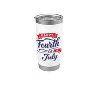 America 250 Years 2026 1776 USA United States Flag July 4th Vaso térmico de acero inoxidable de doble pared