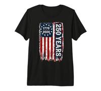 America 250th Independence Day 250 Anniversary USA Flag Camiseta Premium